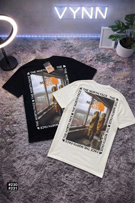 Футболка THE NORTH FACE Stallker • TNF Чорна / Біла •  XS - XXL