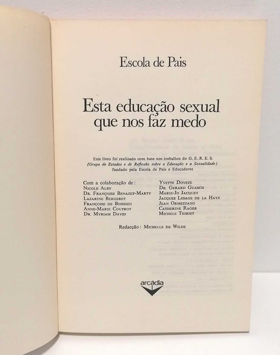 Livro - Esta Educação Sexual que Nos Faz Medo