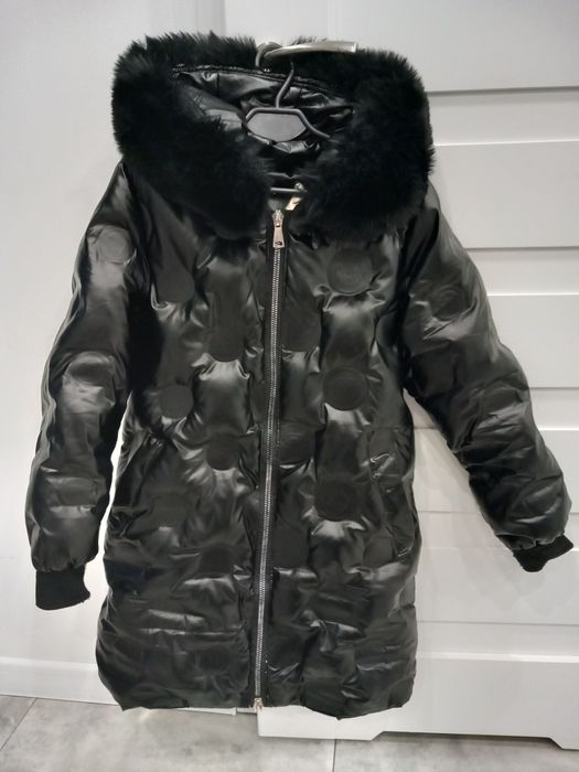 Kurtka damska czarna pikowana zimowa rozmiar M