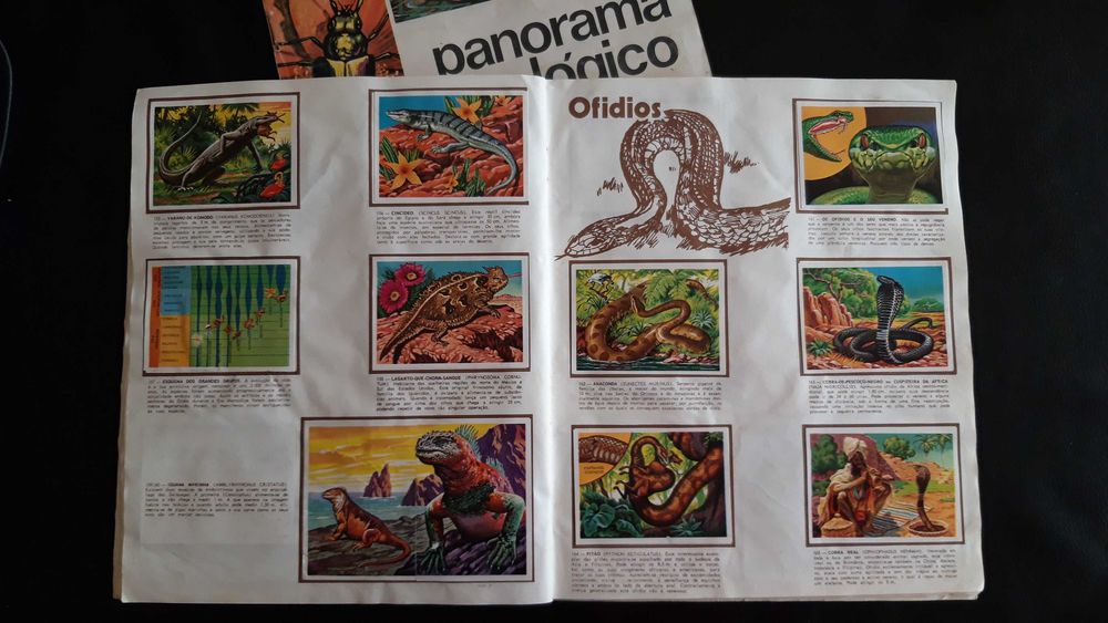 Caderneta de cromos Panorama Zoológico (1981)