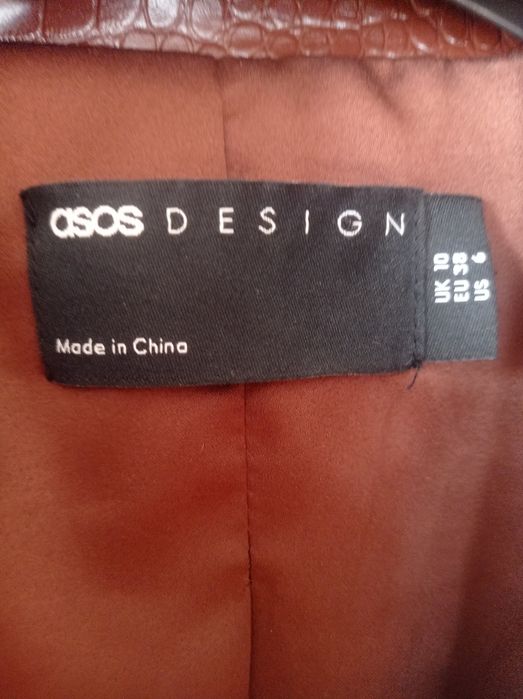 Marynarka czekoladowa asos polecam