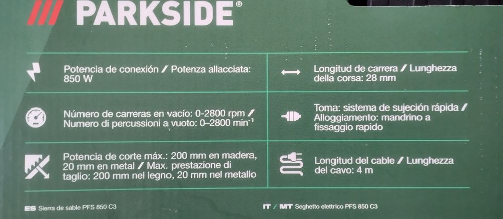 Serra Sabre Parkside nova