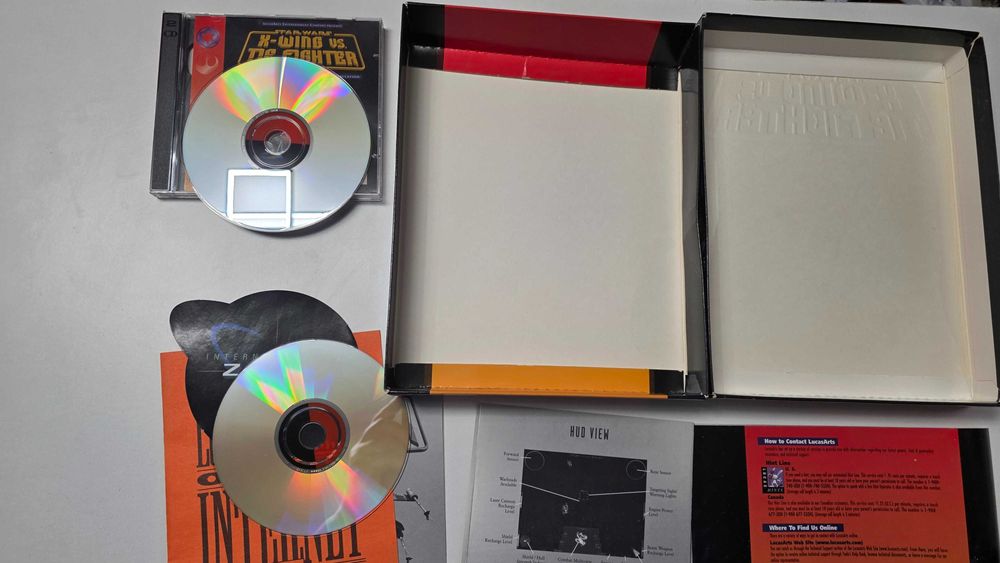 PC Star wars X-wing vs Tie fighter premierowe wydanie big box