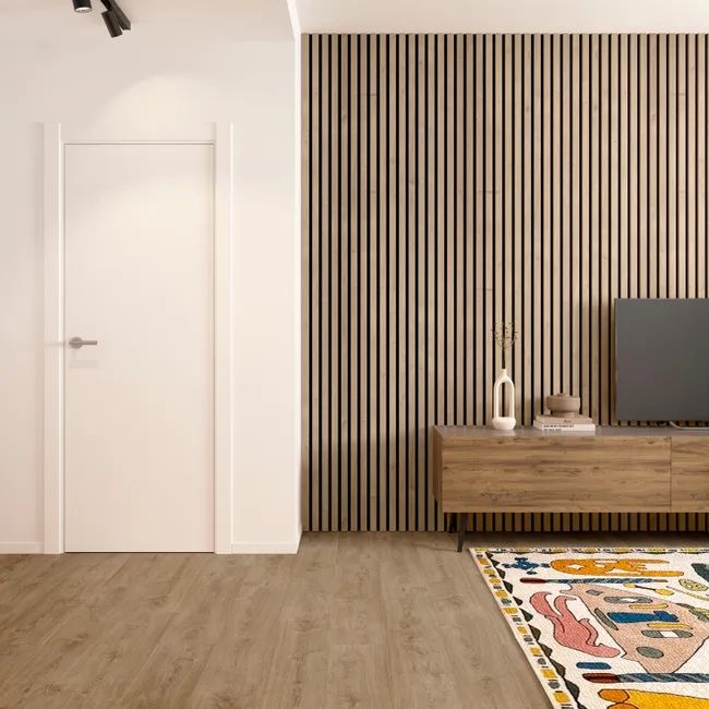 Painel ripado em madeira 260x16,7 cm bicolor Novofloor