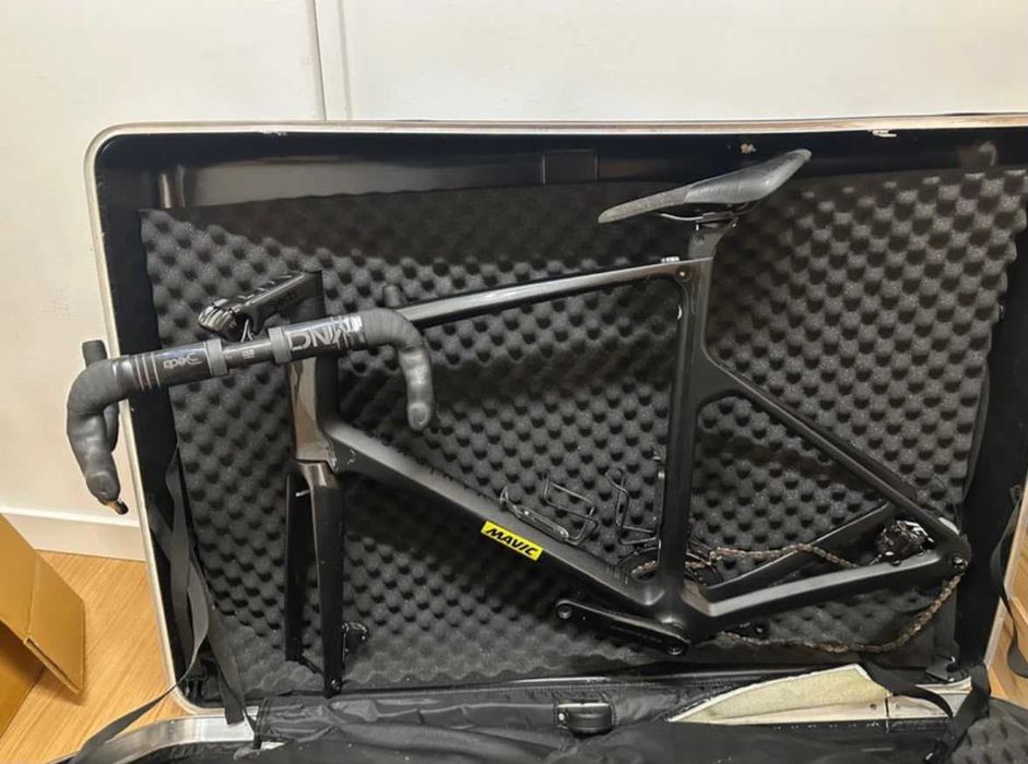 Bicicleta VAN RYSEL de Estrada Shimano Ultegra Di2 2x12v, RCR PRO cinzento XL