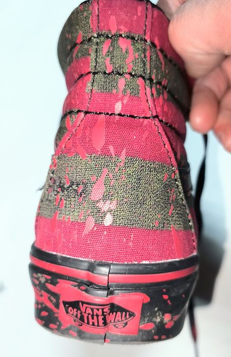 Кеды Vans X House of Terror Nightmare On Elm Street SK8-Hi 36р.