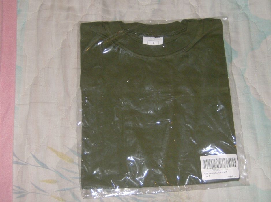 t shirt verde militar