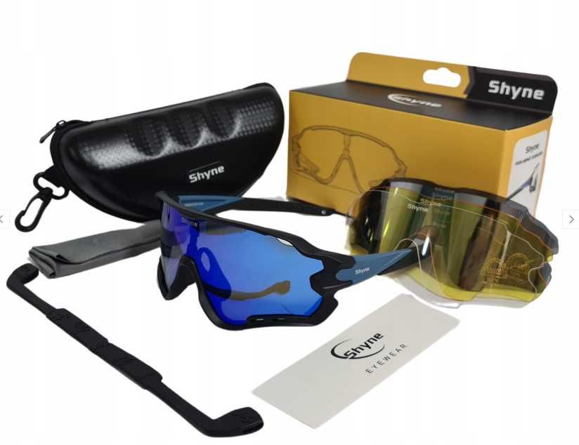 Okulary PRZECIWSŁONECZNE z polaryzacją + filtr UV400 + ETUI + 5 SZYBEK