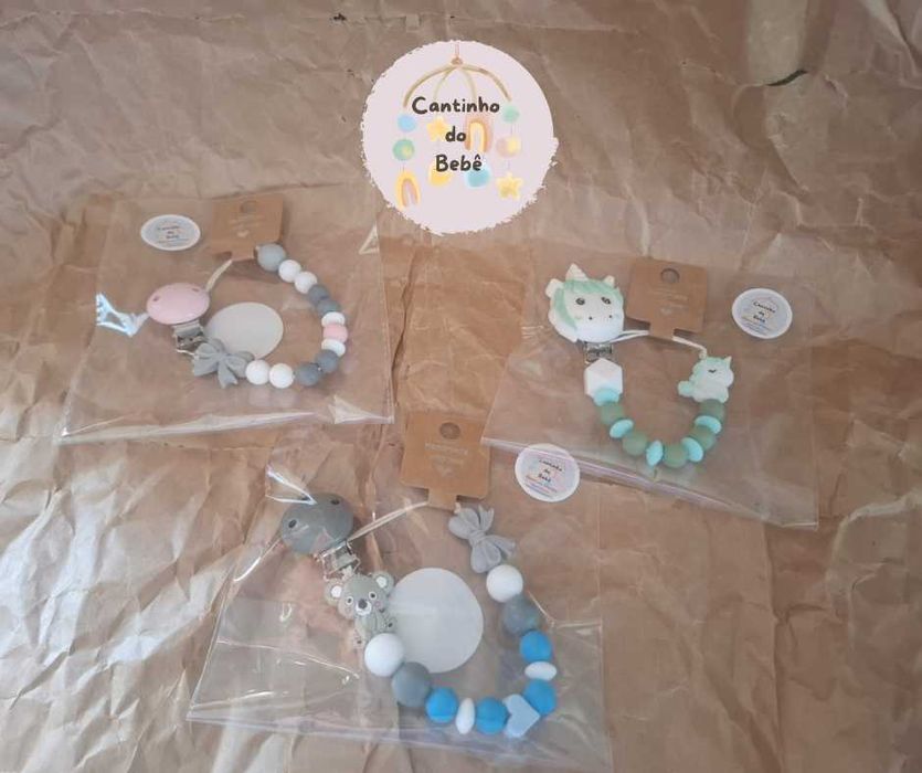 Acessórios em Silicone Personalizáveis para Bebés