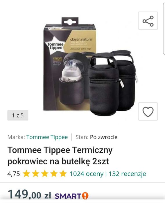 Pokrowiec na butelki Tommee Tippee