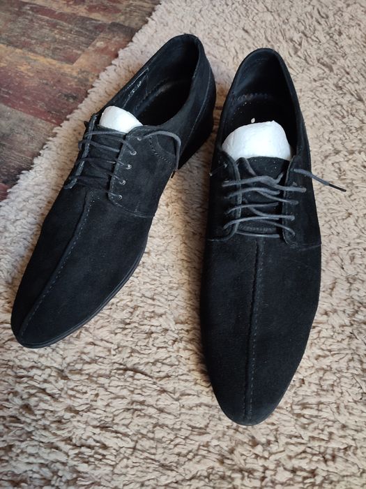Туфлі лофери замш