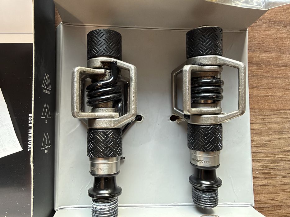 Pedały Crankbrothers Eggbeater 3 Black + Traction Pads + bloki | 200 km | gwarancja