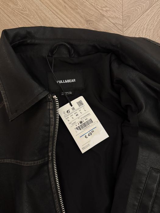 Шкіряна куртка Pull&Bear нова