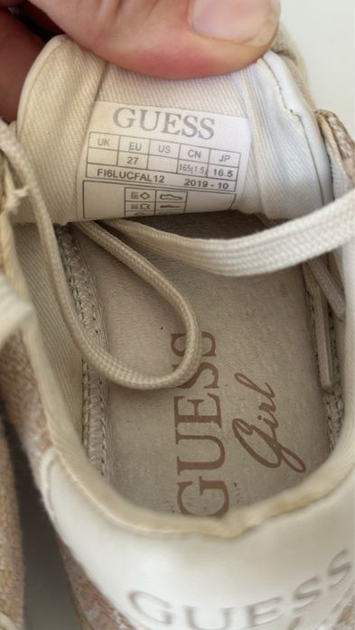 Продам кросівки кеди на дівчинку Guess girl, розмір 27