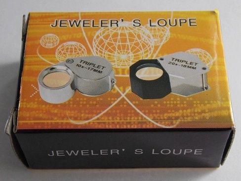 МЕТАЛЛ! Лупа раскладная Triplet 30x профи микроскоп ювелирная садовая!