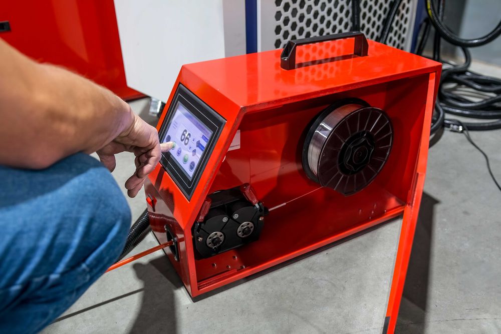 Spawarka laserowa ręczna 2KW, 2000W FV23% SIJA Polskie menu