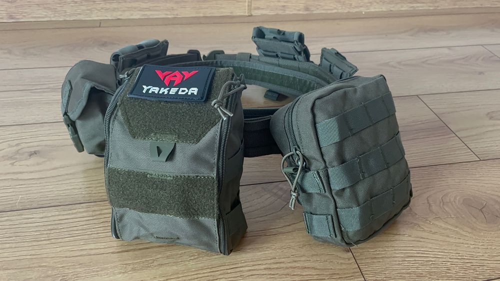 Pas oliwkowy męski / damski