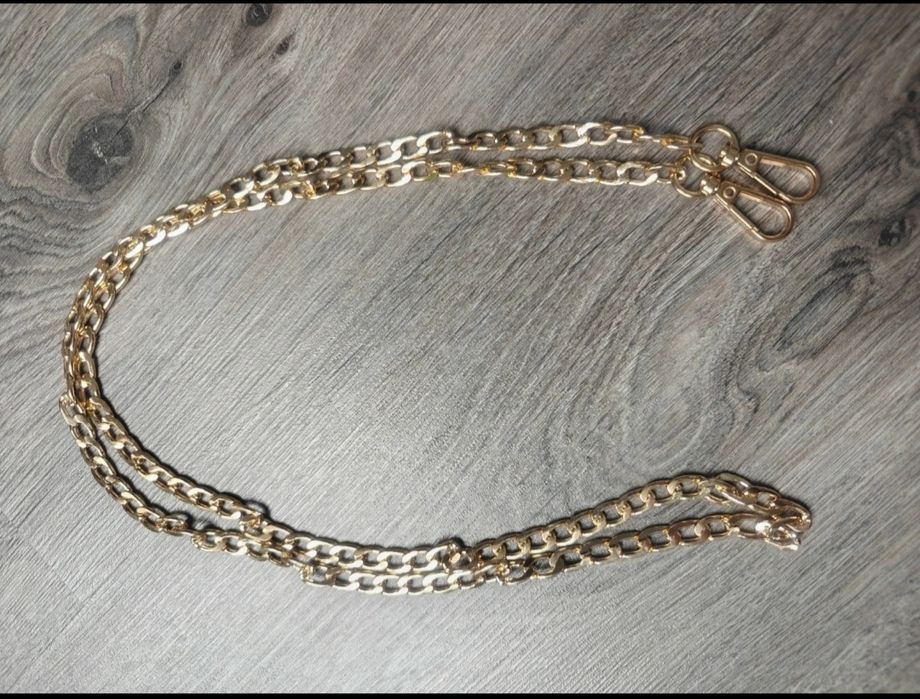 Pasek łańcuszek złoty do torebki ok 120cm