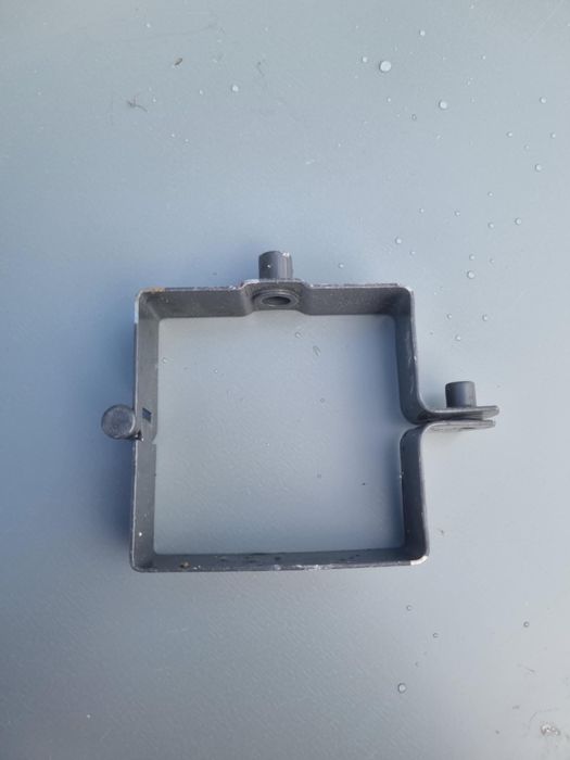 OBEJMA do rury spustowej 80x80mm GALECO QSTALYO Grafit RAL7016 nowa