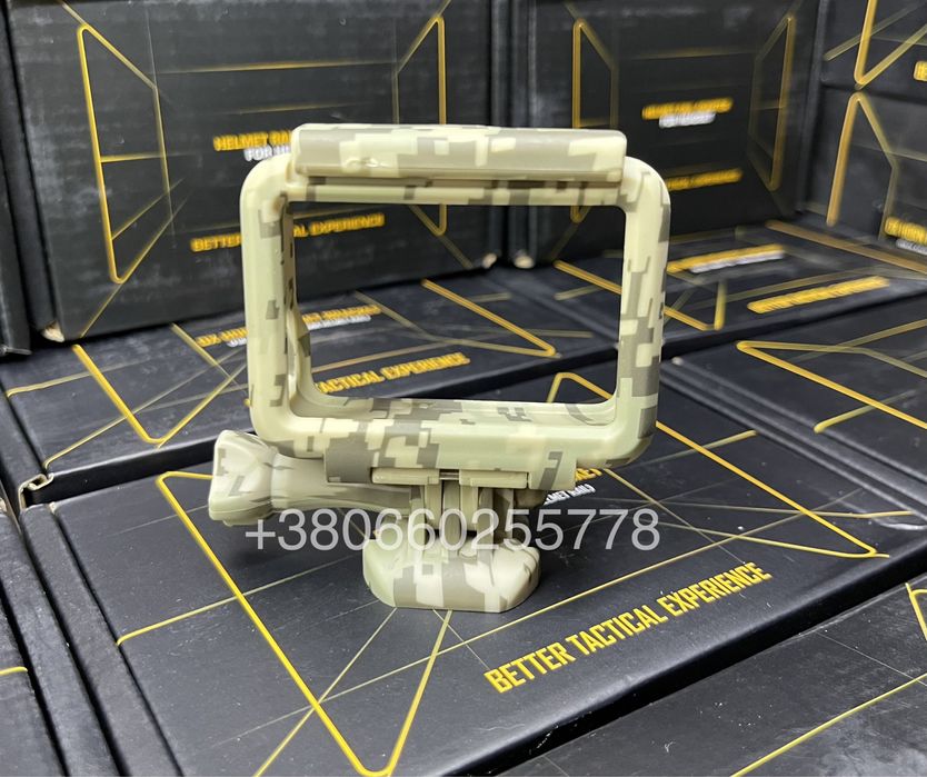 Рамка для гоупро GoPro Hero 5, 6, 7, 2018 піксель камуфляж