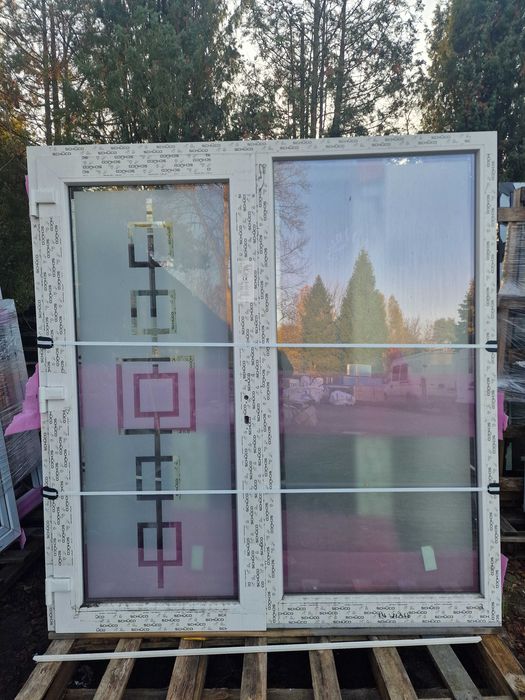 okna pcv schuco 70 kolor irchowo-szary