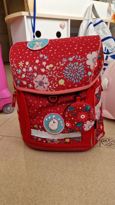 Рюкзак школьный розовый для девочки
