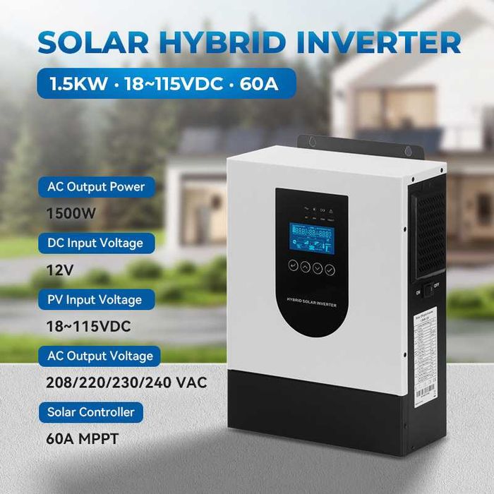Гібридний інвертор Sunswift SYP 1.5kw-12v (1.5кВт 12В) (надх. 20.09)