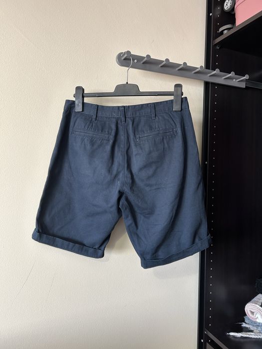Calções azuis homem chino primark