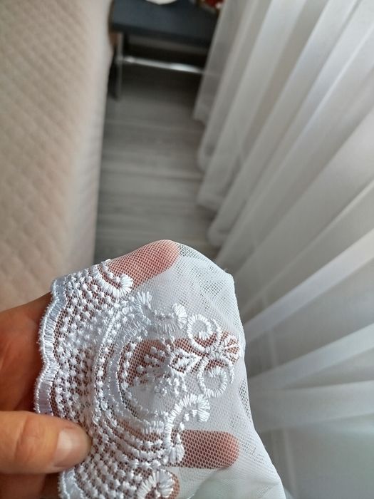 Тюль нова з тасьмою 2 куски