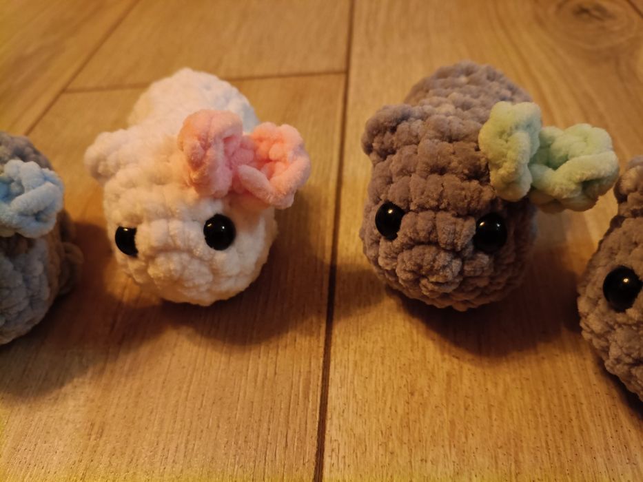 Maskotka pluszak Sad hamster Smutny chomik Handmade tik tok matching