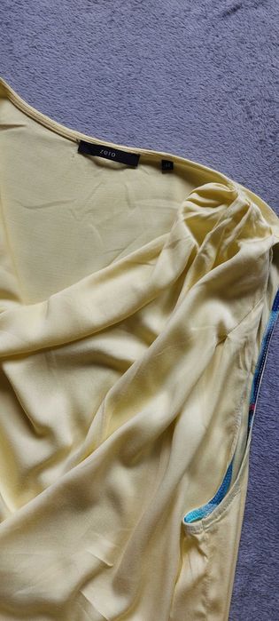 Tunika, sukienka żółta