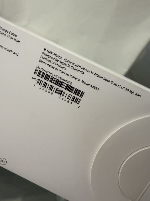 Apple Watch series 11 46mm Rose Gold