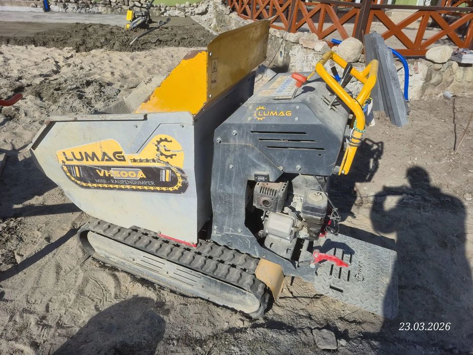 LUMAG VH-500A  Lumag VH-500A. Miniwywrotka gąsienicowa