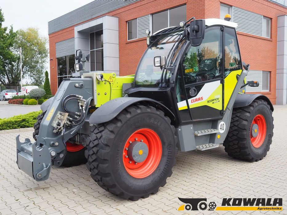 Claas Scorpion 756 VARIPOWER PLUS  Ładowarka teleskopowa, pneumatyka, uchwyt Manitou, zaczep przyczepy