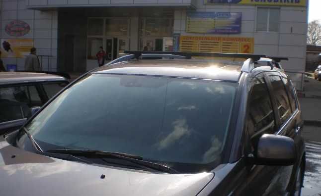 Багажник на крышу авто   Дуги на рейлинги  Стальные поперечк