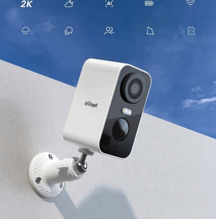 Kamera Zewnętrzna WiFi IP 3MP 2K 10400mAh Bateria