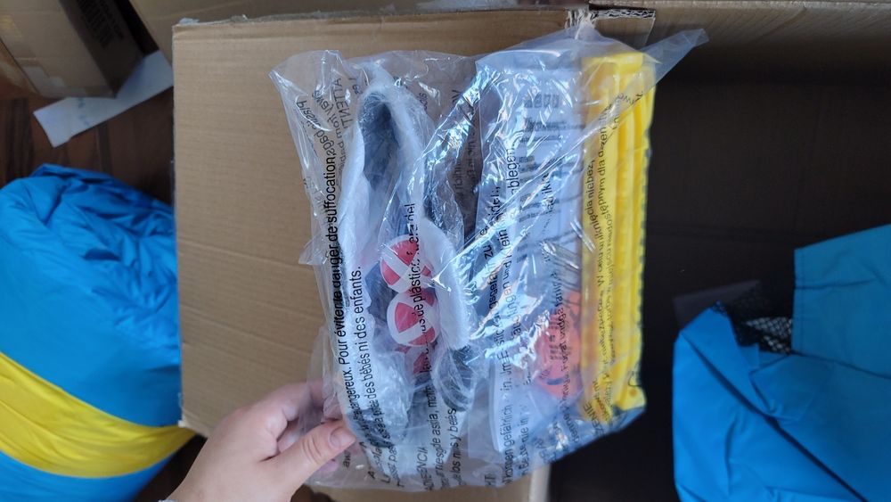 Надувна гірка замок Costway