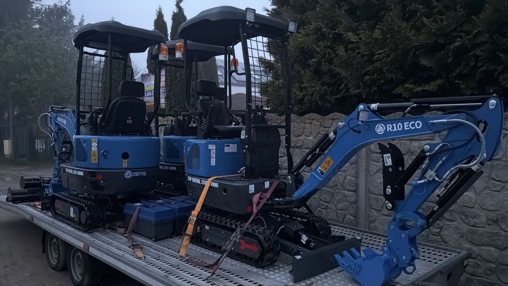 Rippa R10 Eco 1T nowa minikoparka dostępna od ręki