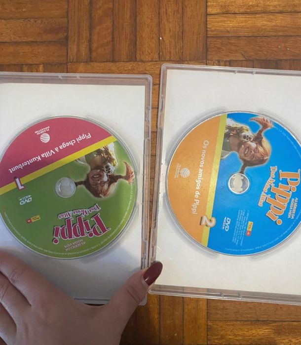 DVD da Pippi das meias altas
