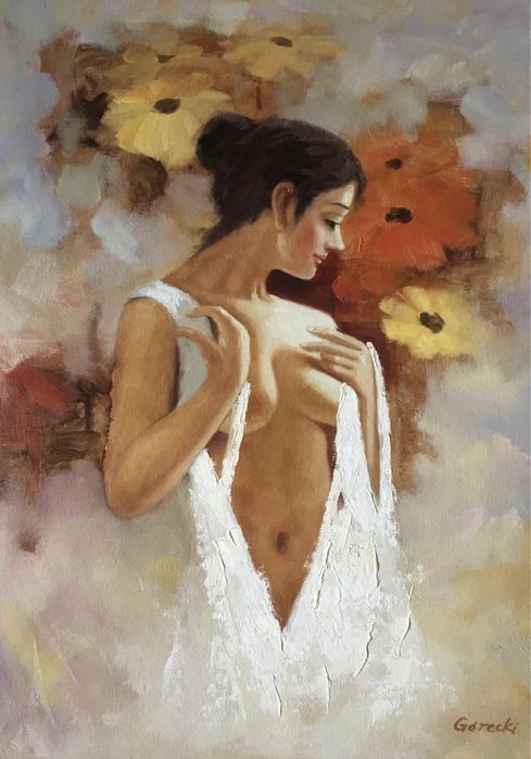 Obraz olejny-Kobieta