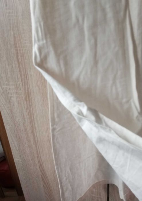 suknia letnia biała lniana