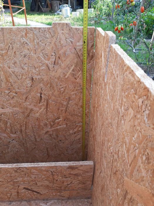 Бокс для зберігання з тирсоплити