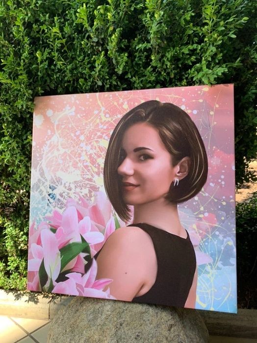 Без предоплаты. Дрим Арт. Картина на заказ. Подарок. Портрет на холсте