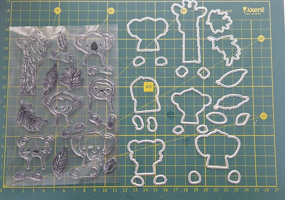 Силіконові штампи та ножі. Скрапбукінг. Силиконовый штамп и ножи. Скра