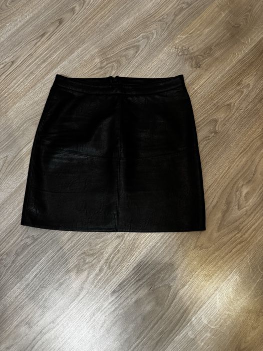 Спідниця шкіряна/замшкіра 44 р