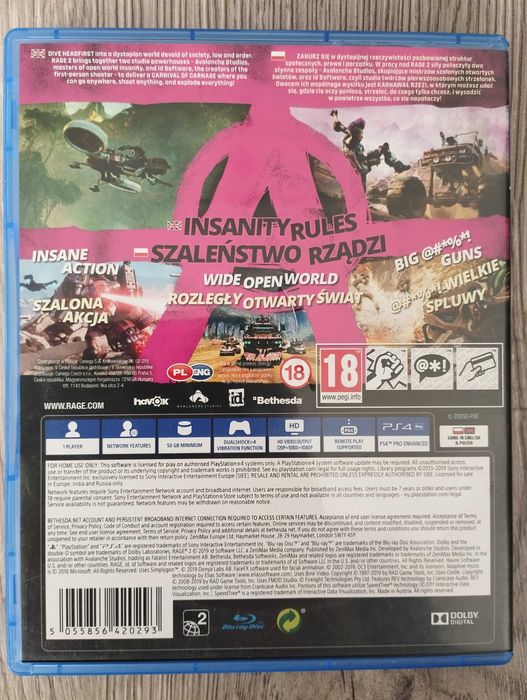 Gra Rage 2 Polska Wersja PS4/PS5 Playstation