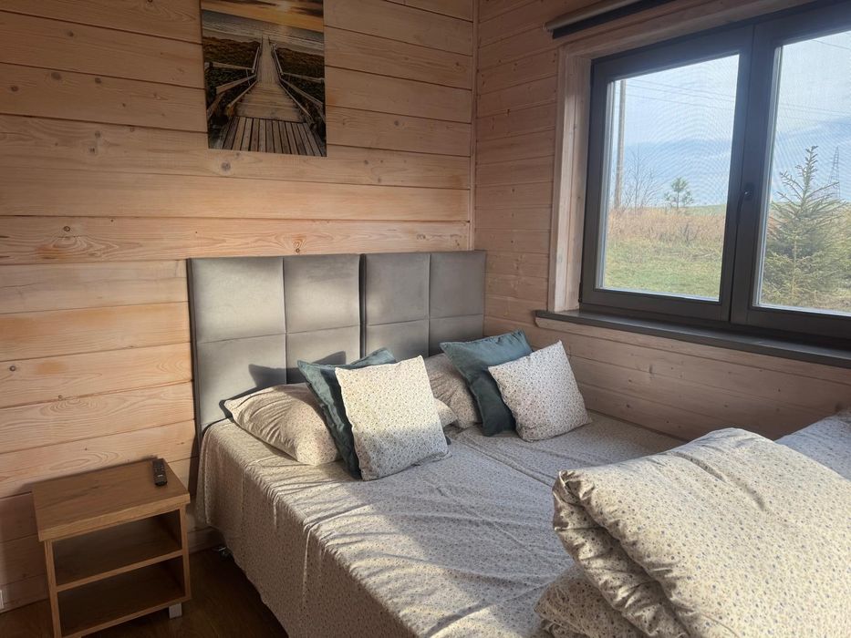 Domek na Mazurach z jacuzzi, sauna, 8 os.  Mrągowo, jezioro 1,2 km