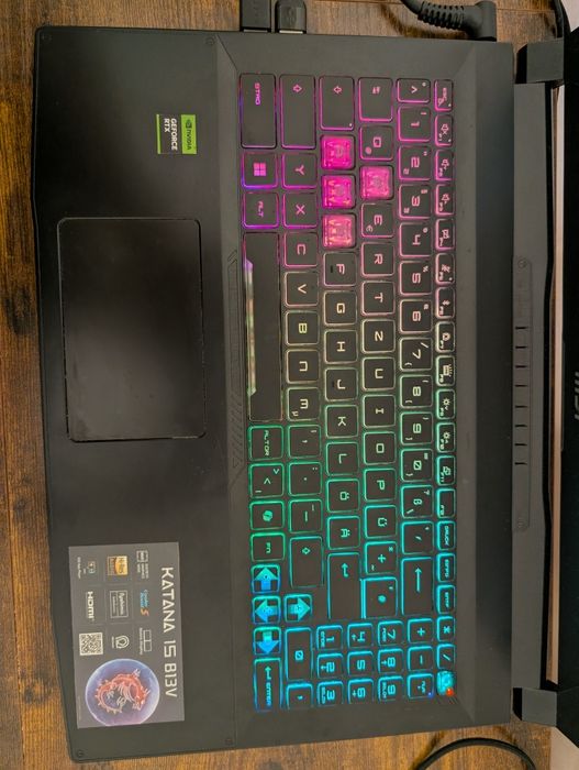 MSI Katana 15 | RTX 4070 | i7-13620H | Stan idealny + Testy na miejscu