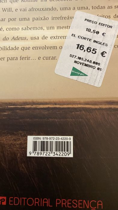 Livro A Melodia do Adeus