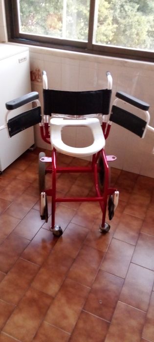 Cadeira de transporte para o chuveiro